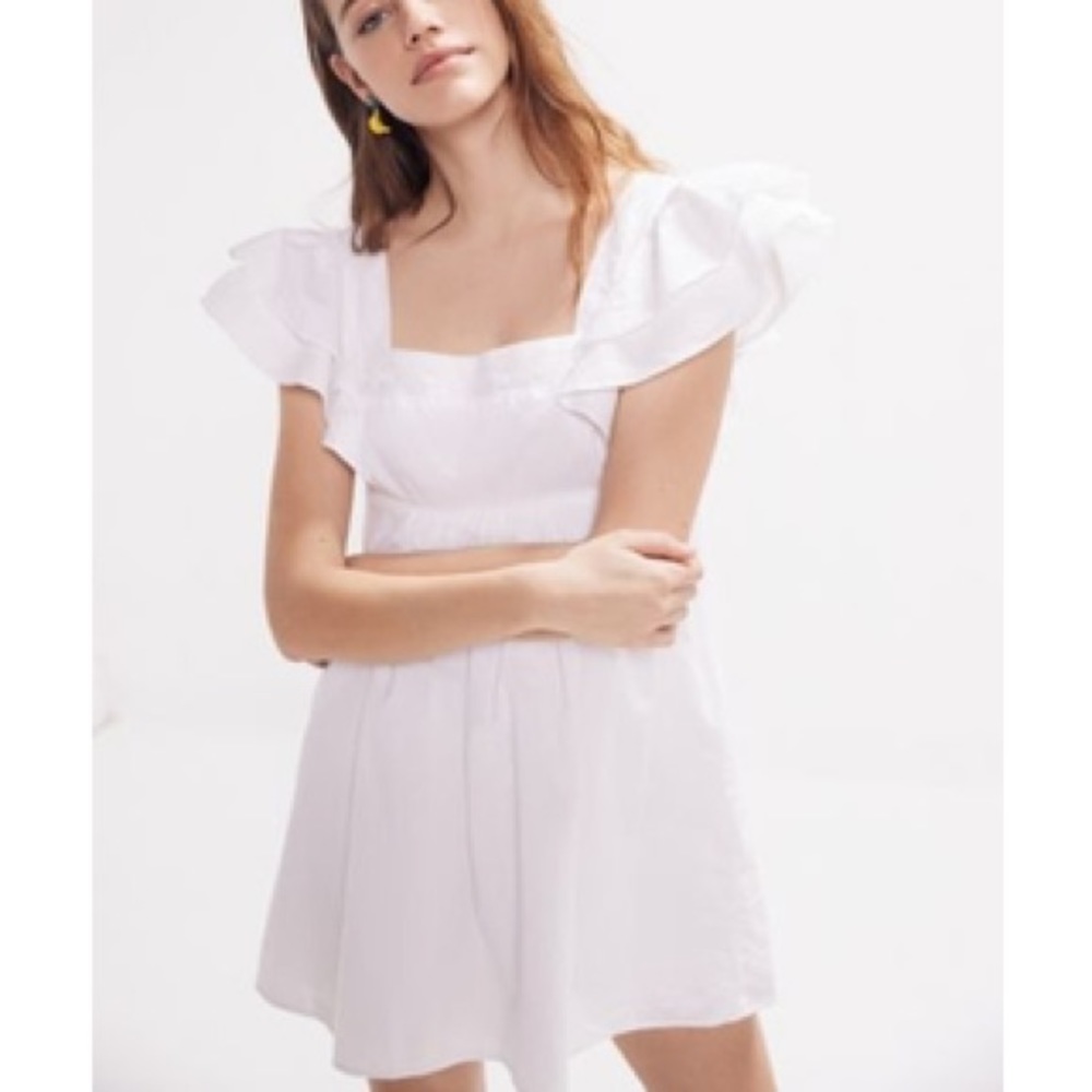UO La Petite Tie-Back Babydoll Dress
